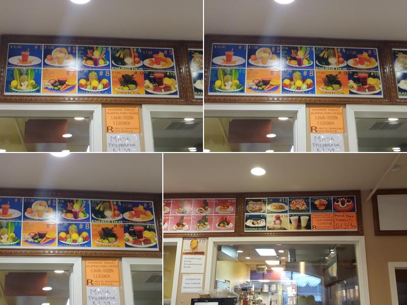 Ruby's Pan Dulce Menu