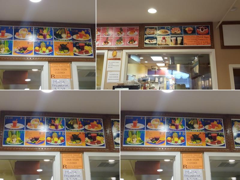 Ruby's Pan Dulce Menu