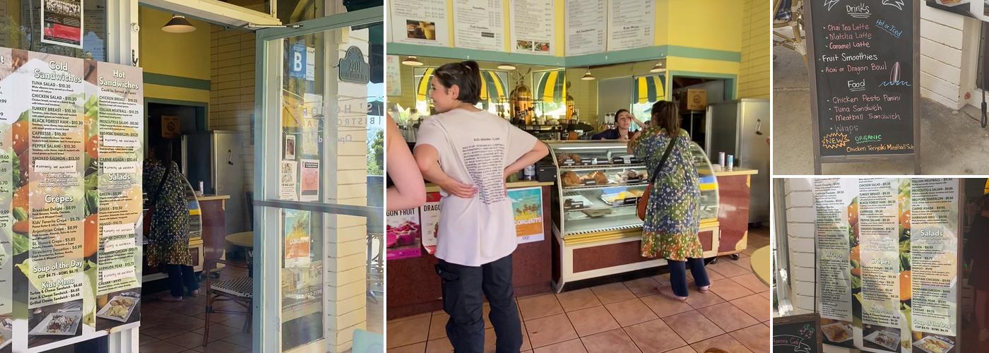 St Honore French Bistro & Caffe Menu