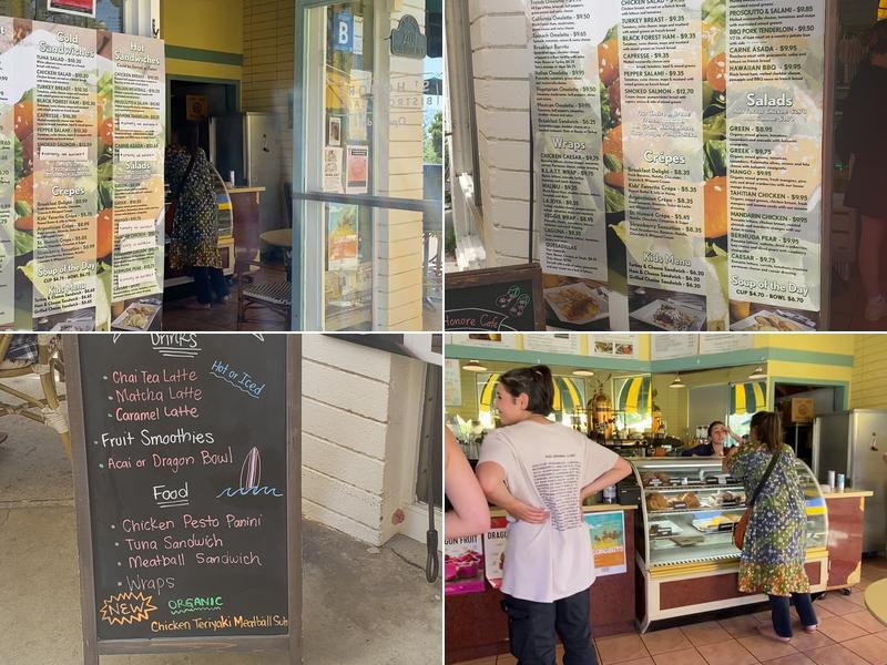 St Honore French Bistro & Caffe Menu