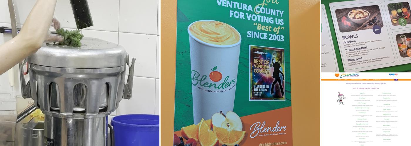 Blenders In The Grass - Village Square Menu