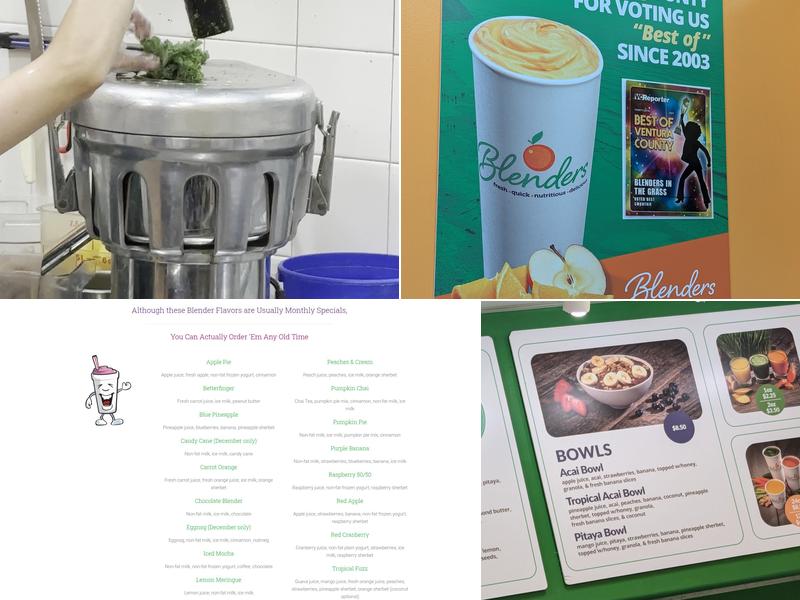 Blenders In The Grass - Village Square Menu