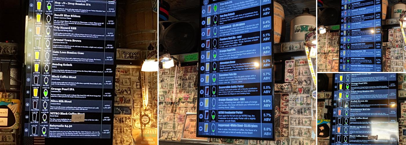 Bandit Public House Menu