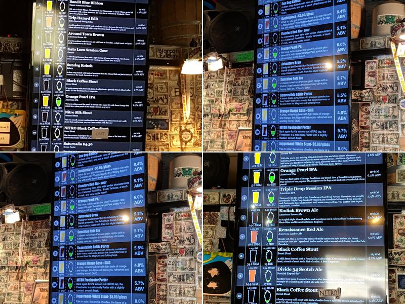 Bandit Public House Menu