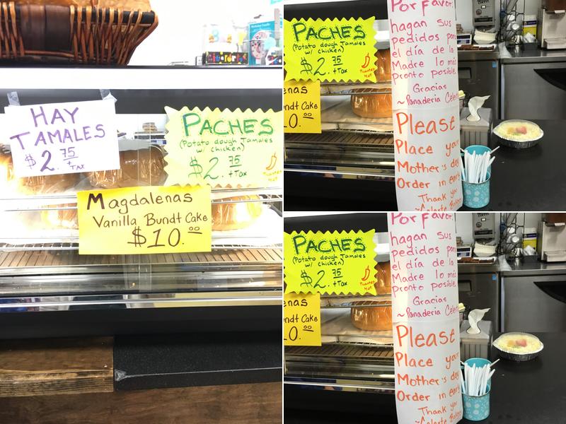 Celeste Bakery Menu