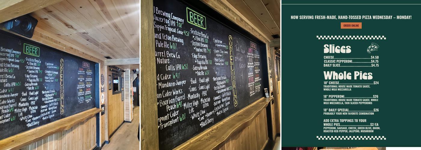 Forester McCall Menu