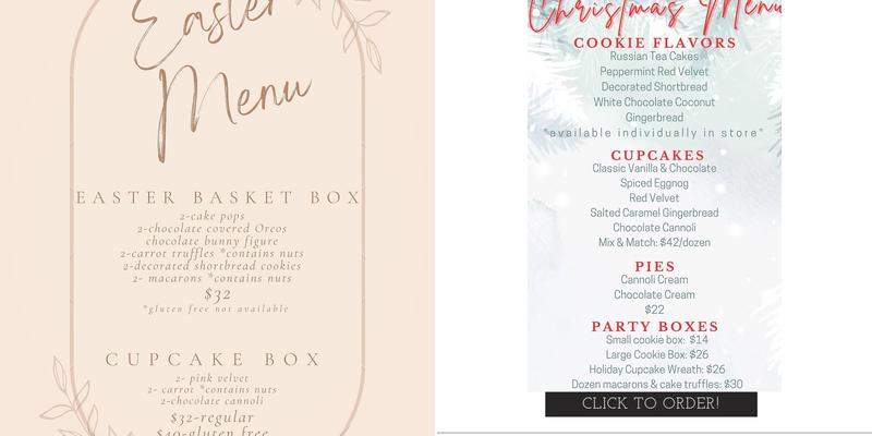 Wildflour Confections Menu