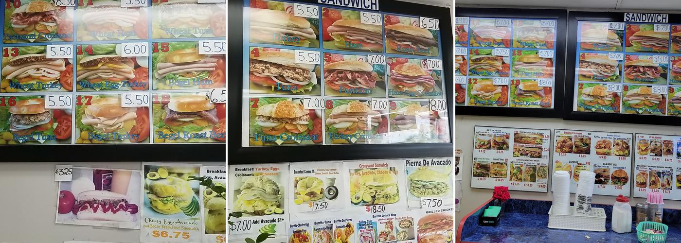 Master Fresh Donuts Menu