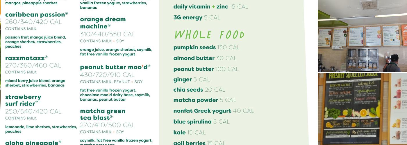 Jamba Menu