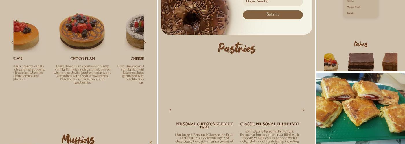 NaVis Bakery Menu