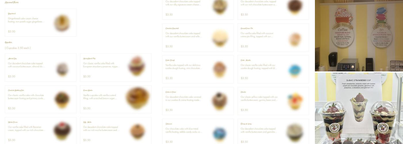 Cake Gypsy Menu
