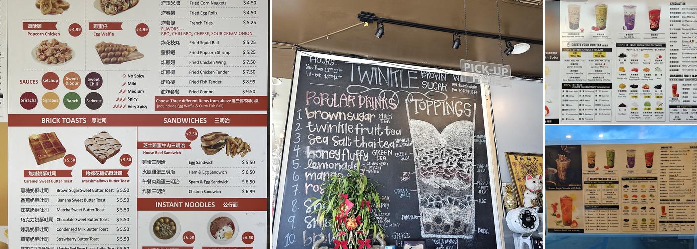 Twinkle Tea Menu