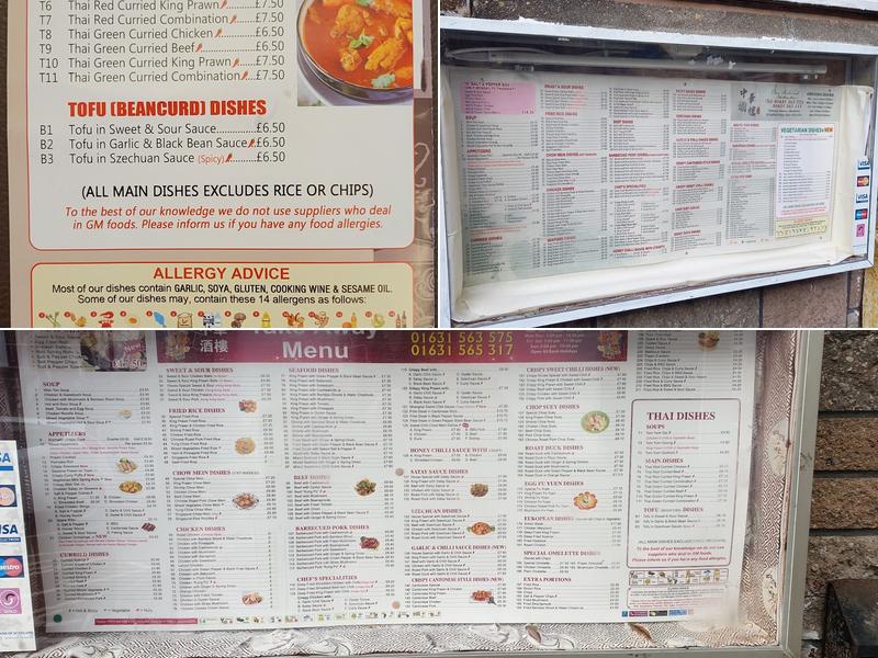 China Restaurant Menu