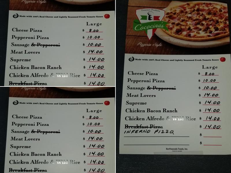 Historic Hautala's Tavern Menu