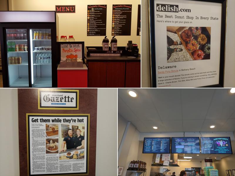 Sandy Pony Donuts Menu