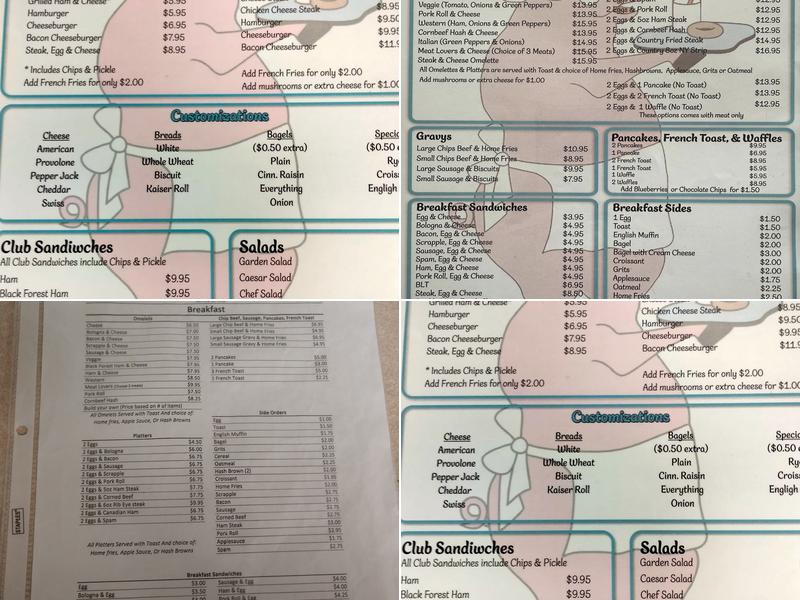 Three B's Bakery & Grill Menu