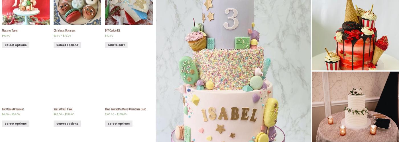 Fluffy Thoughts Cake Menu