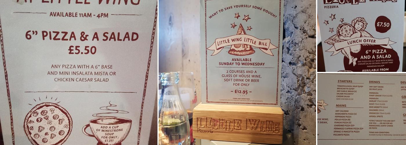 Little Wing Pizzeria Menu