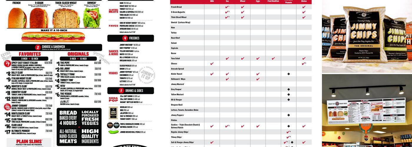 Jimmy John's Menu