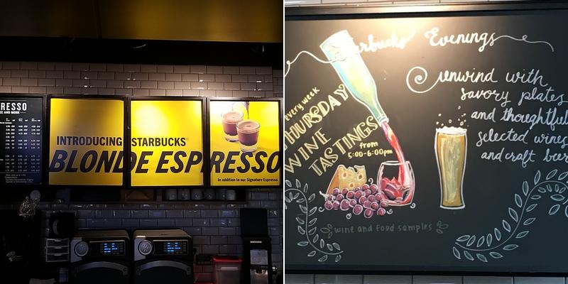 Starbucks Menu