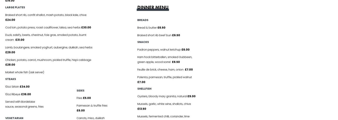 Graphite Menu