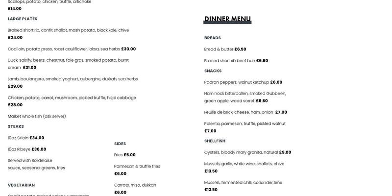 Graphite Menu