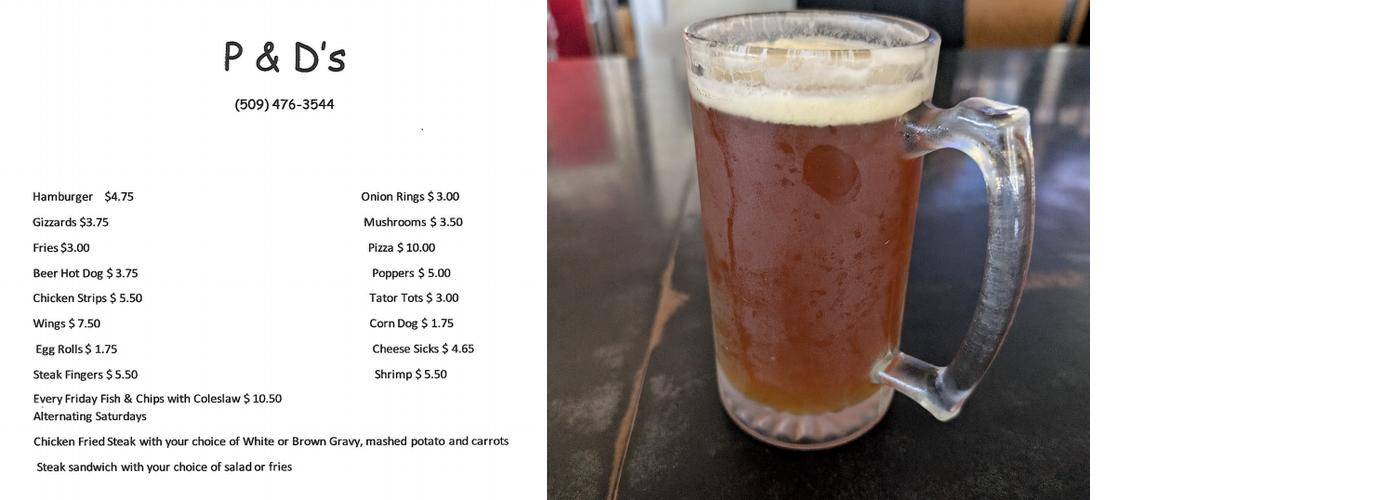 P & D Menu