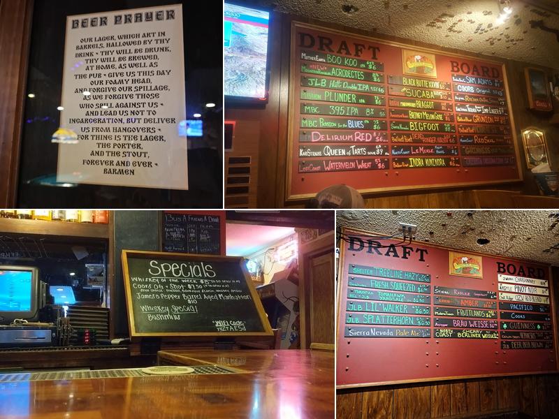 Clocktower Cellar Menu