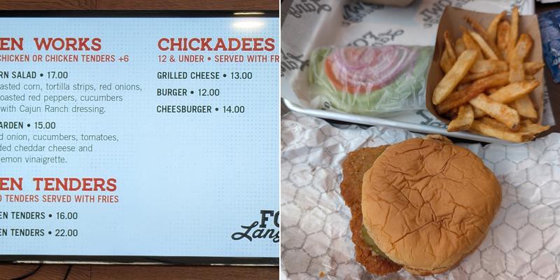 Fowl Language Menu