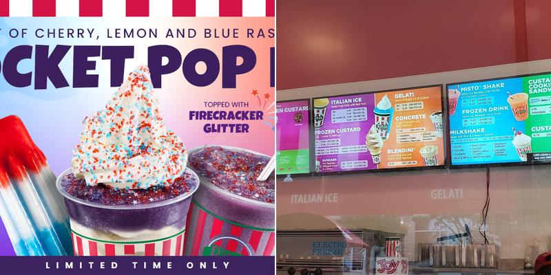 Rita's Italian Ice & Frozen Custard Menu