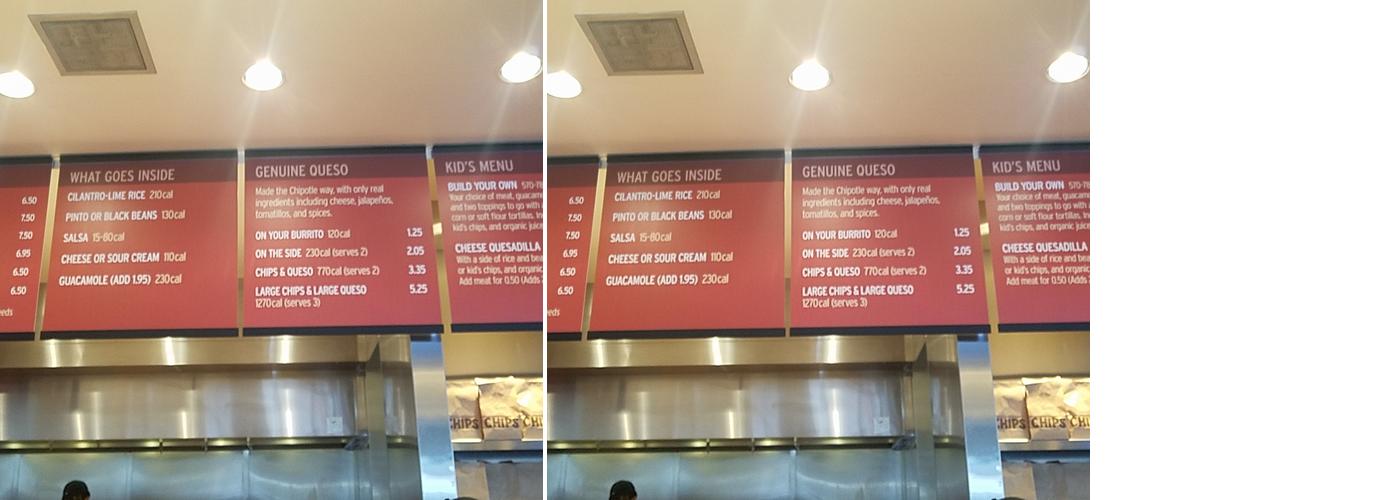 Chipotle Mexican Grill Menu
