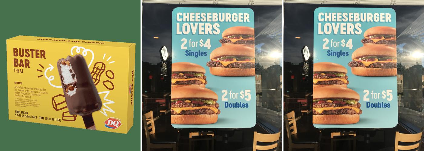 Dairy Queen Menu