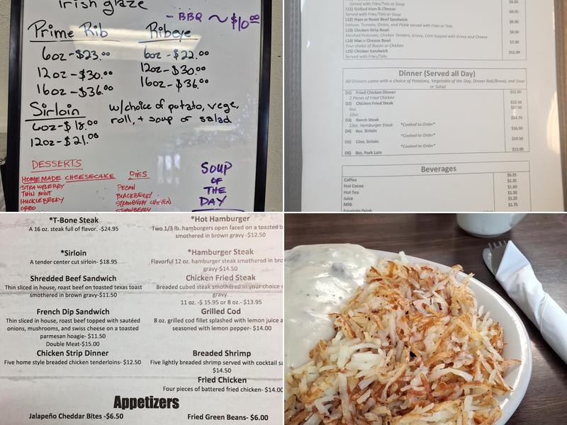 Hi Way Bar & Cafe and Rv Menu