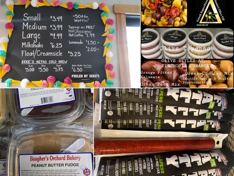 Firehouse Creamery Menu