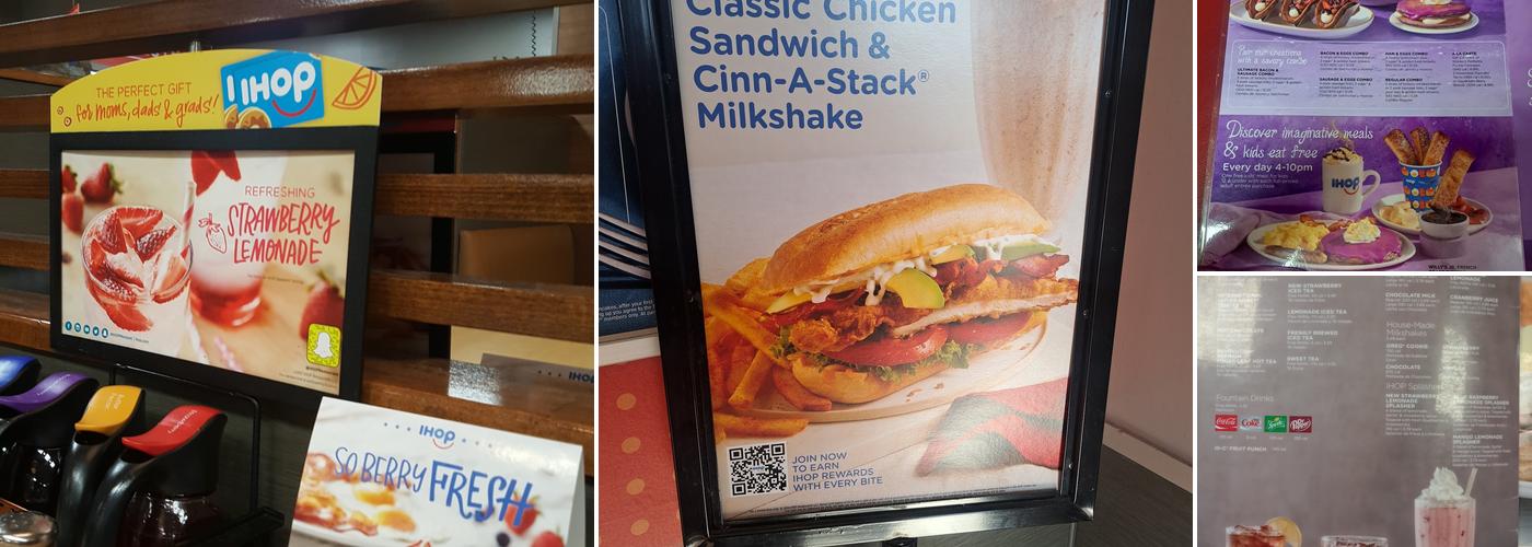 IHOP Menu