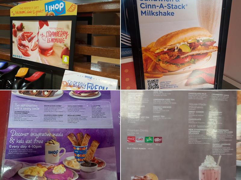 IHOP Menu