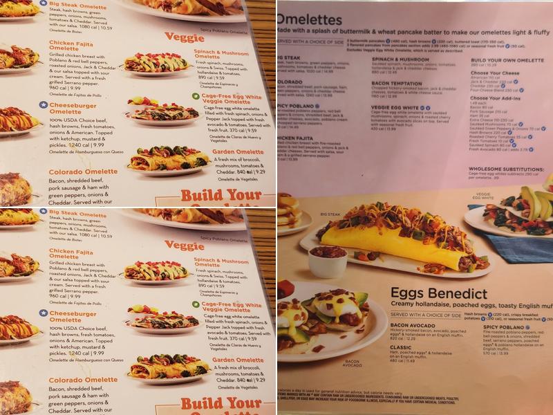 IHOP Menu