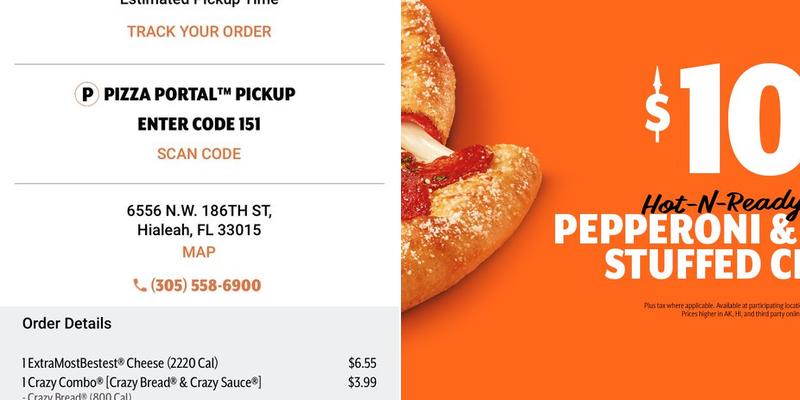 Little Caesars Pizza Menu