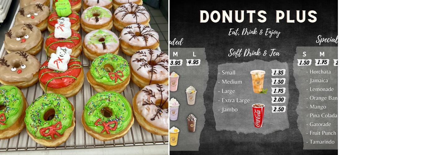 Donuts Plus Menu