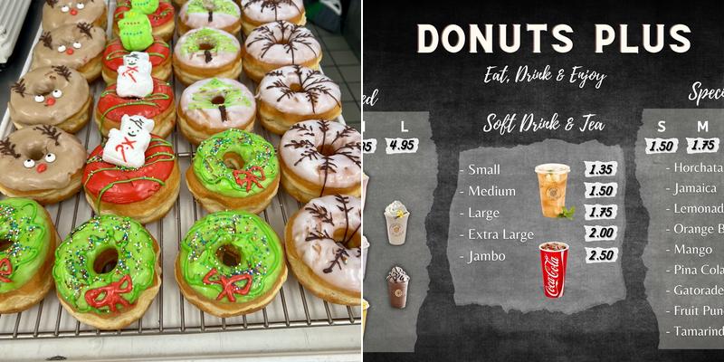 Donuts Plus Menu