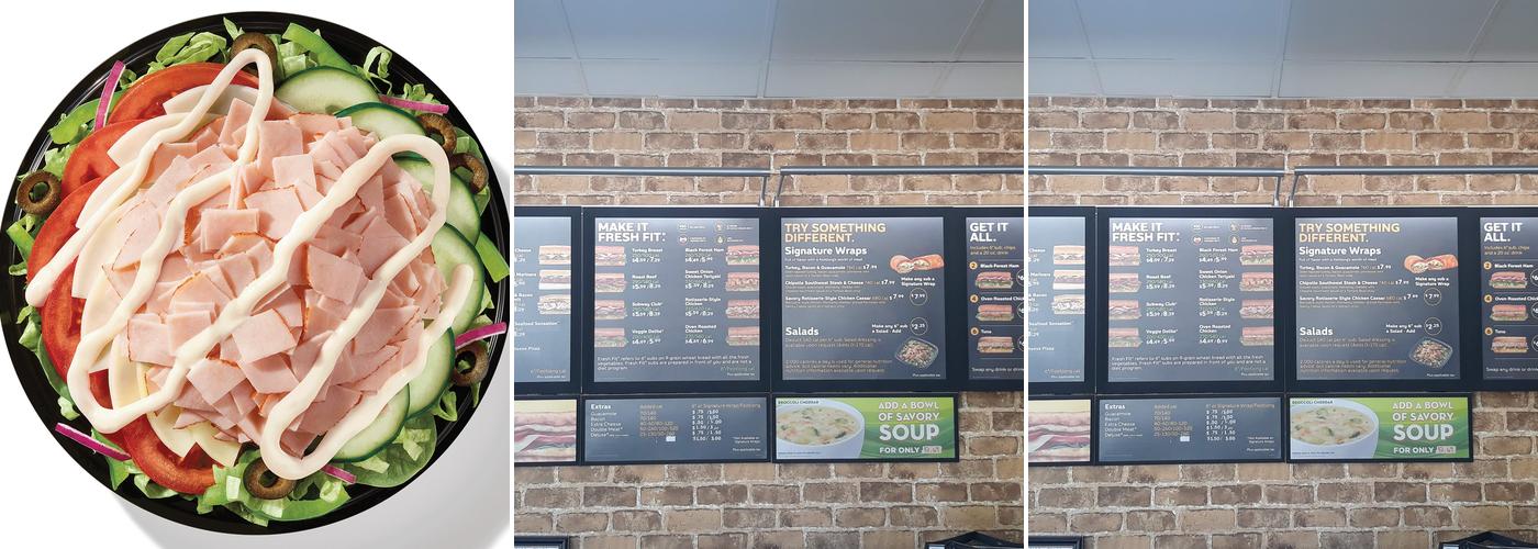 Subway Menu