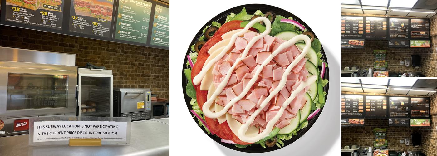 Subway Menu