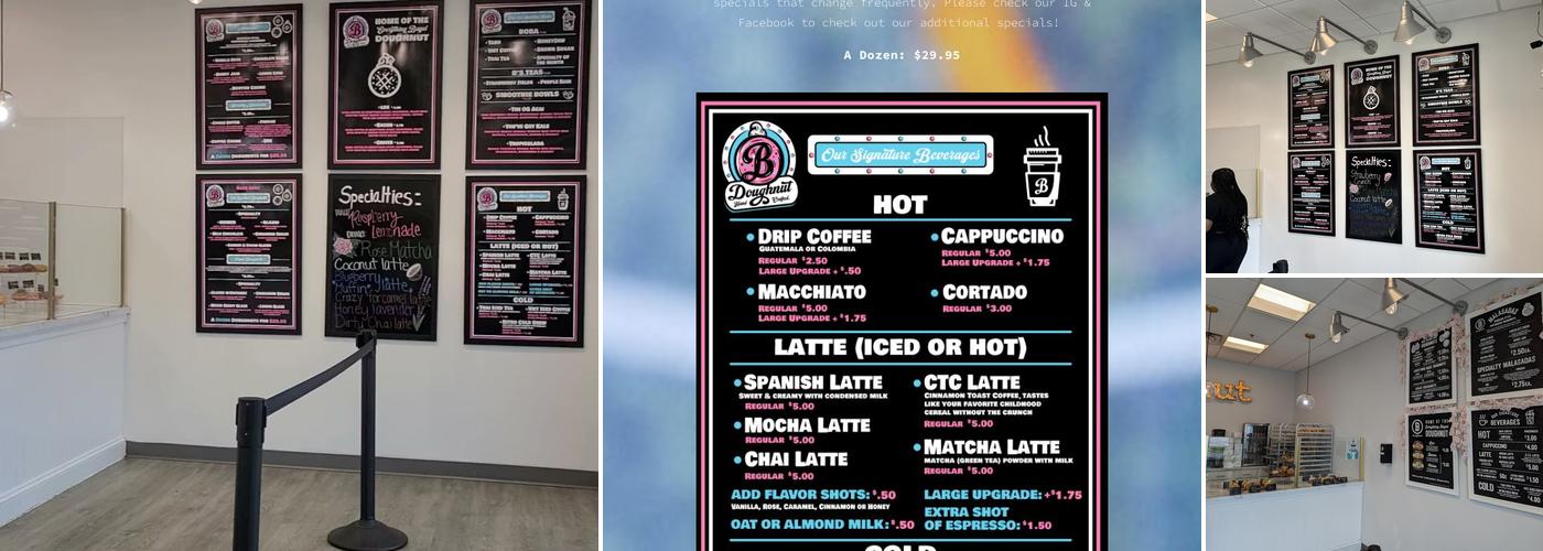B. Doughnut La Plata Menu