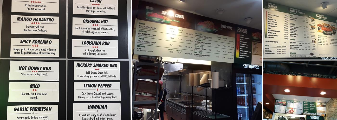 Wingstop Menu