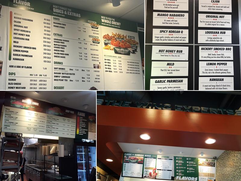 Wingstop Menu