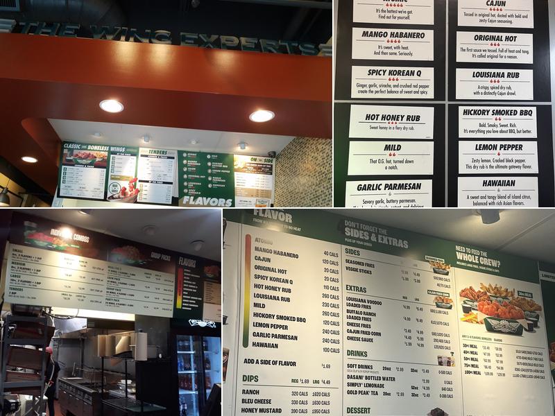 Wingstop Menu