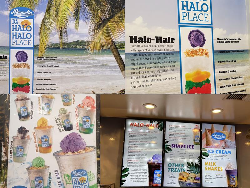 Magnolia Ice Cream & Treats Menu