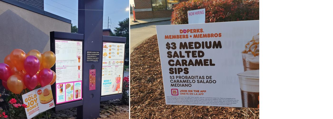 Dunkin' Menu