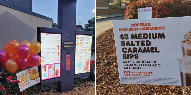 Dunkin' Menu