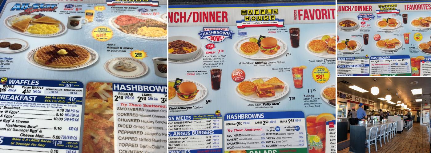 Waffle House Menu